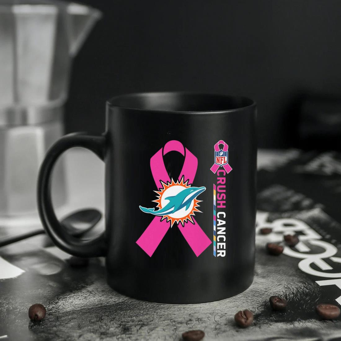 Miami Dolphins Nfl Crush Cancer Shirt