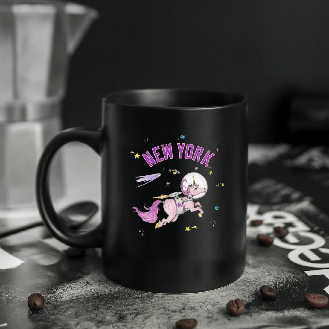 New York Yankees Space Unicorn Tee Shirt