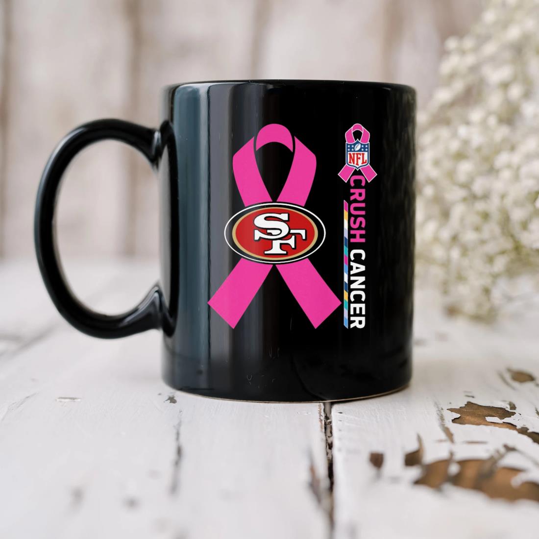 NFL Crush Cancer San Francisco 49ers Shirt, hoodie, sweater, long sleeve  and tank top