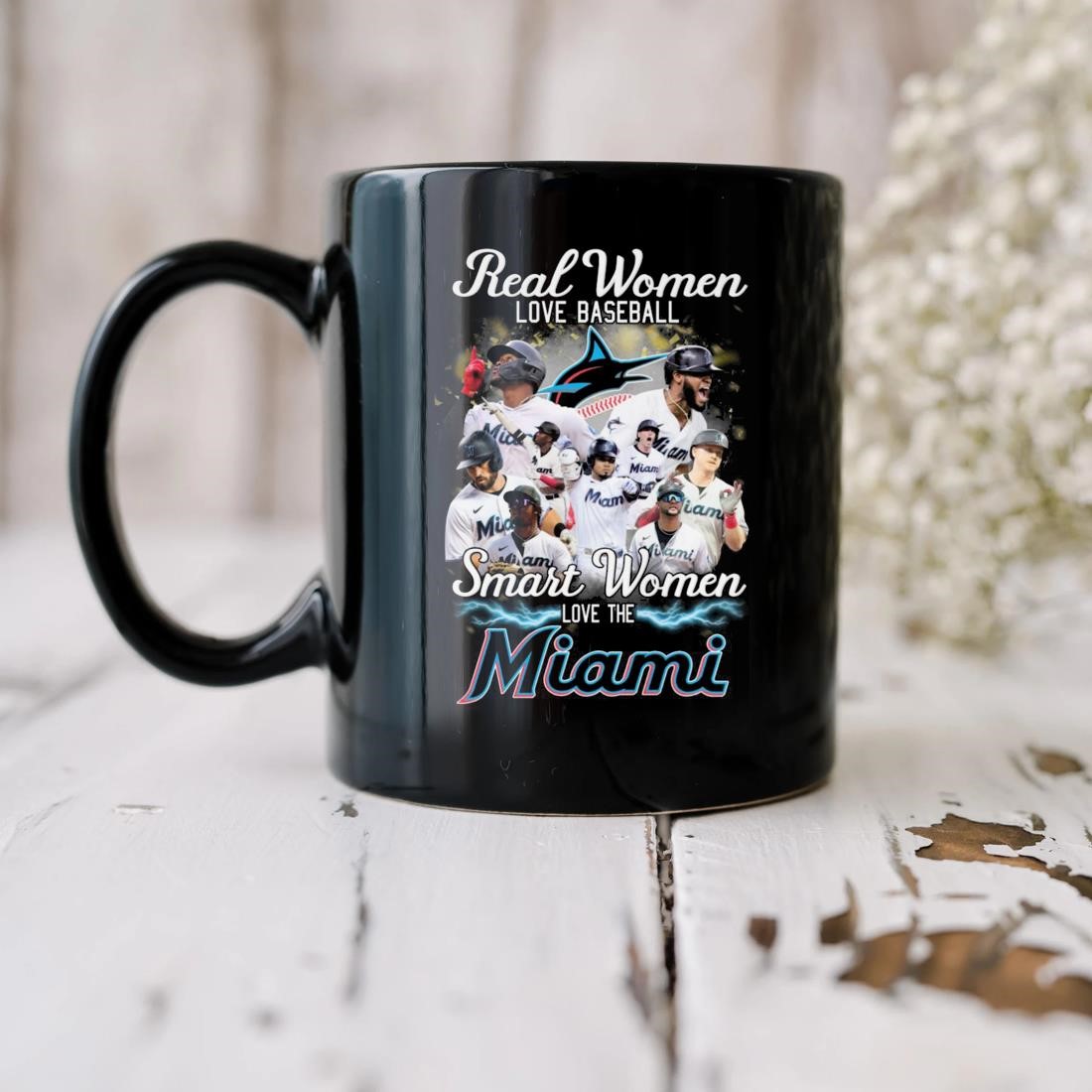 Official real Women Love Baseball Smart Women Love The Miami Marlins Shirt,  hoodie, sweater, long sleeve and tank top