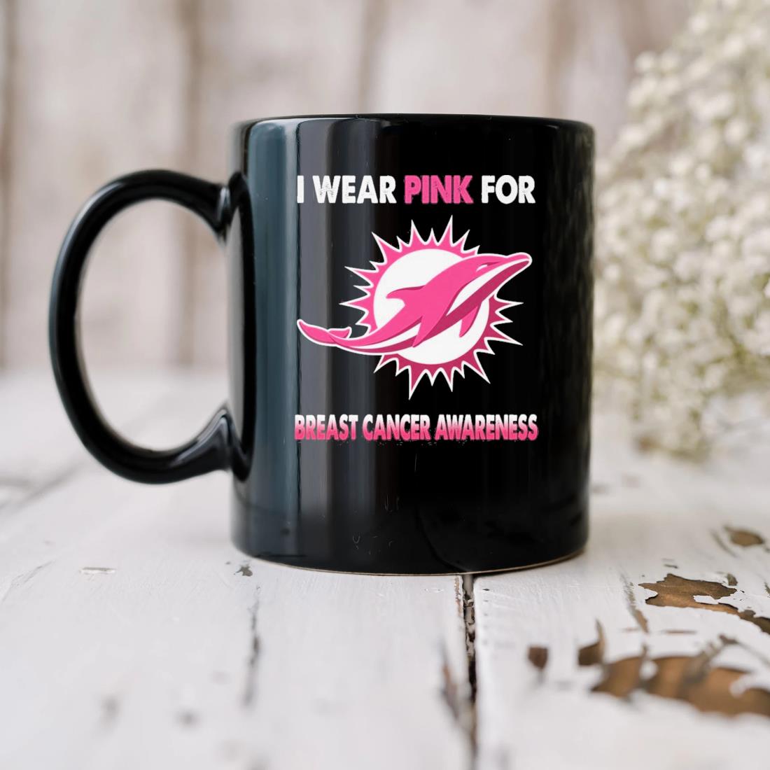 Miami Dolphins I Wear Pink For Breast Cancer Awareness T Shirt, hoodie,  sweater and long sleeve