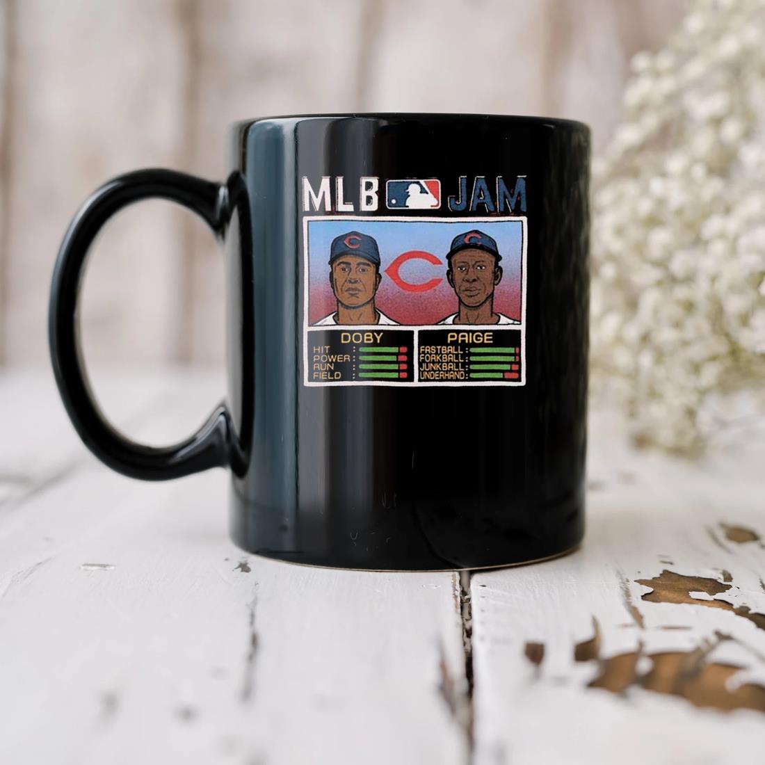 Original Mlb Jam Cleveland Larry Doby And Satchel Paige T-shirt