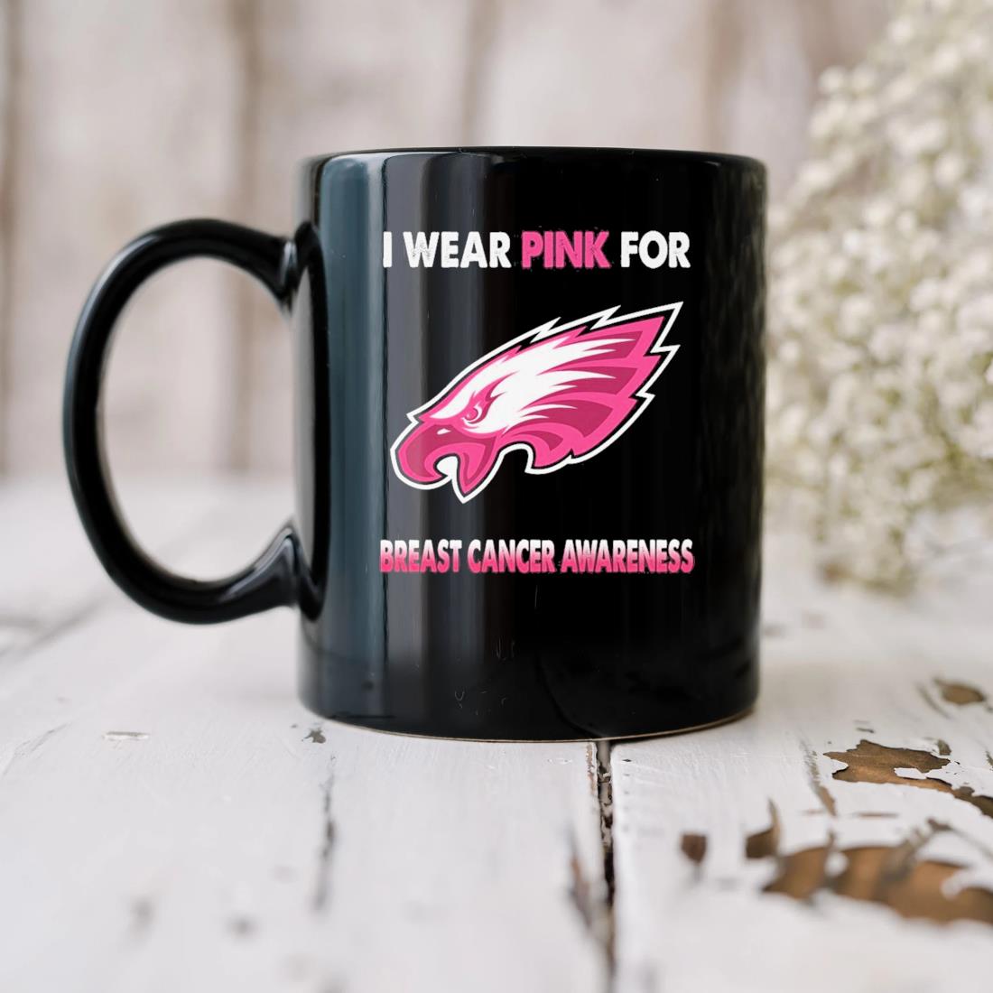 Philadelphia Eagles I Wear Pink For Breast Cancer Awareness shirt