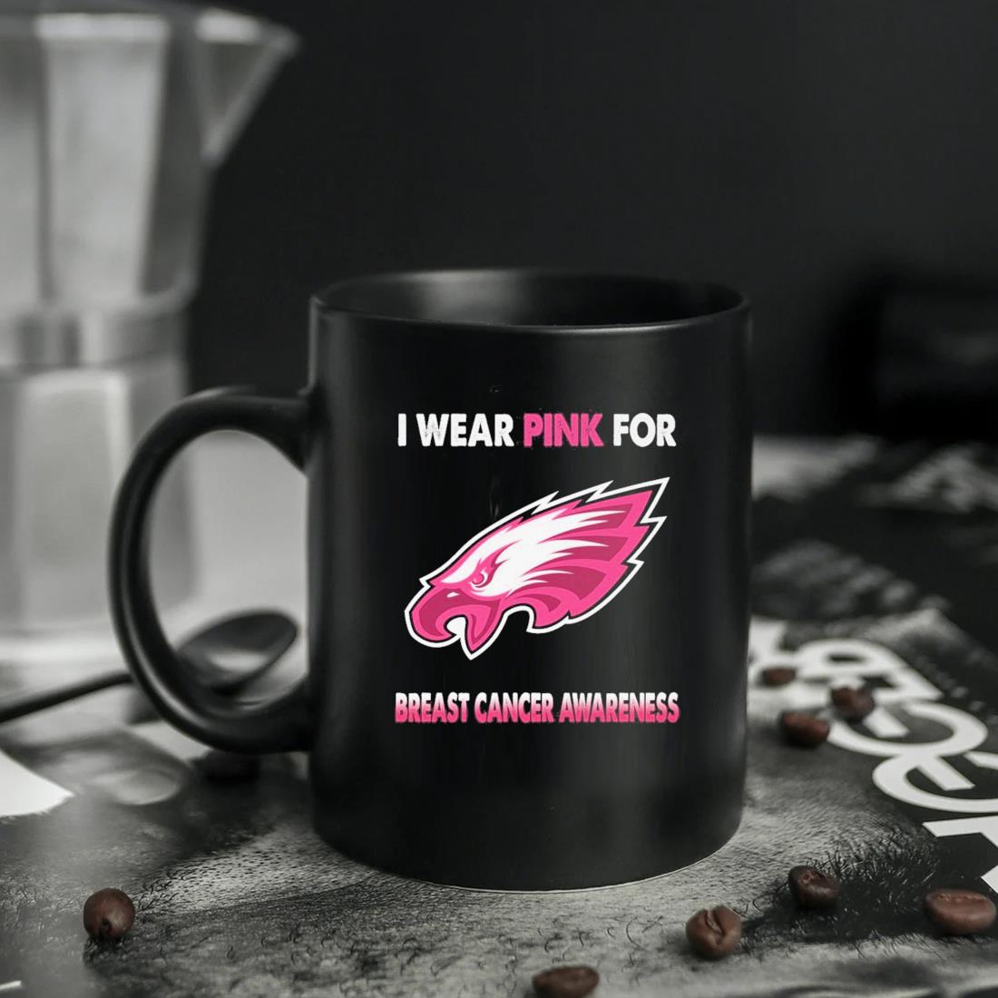 Official Philadelphia Eagles I Wear Pink For Breast Cancer Awareness T t- shirt, hoodie, sweater, long sleeve and tank top