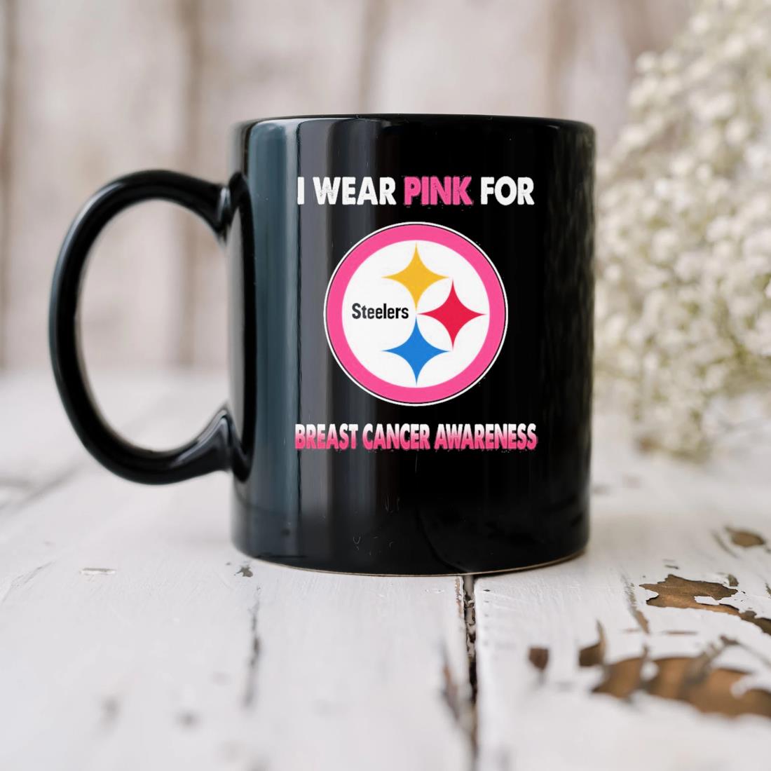 Official Pittsburgh Steelers I Wear Pink For Breast Cancer Awareness T t- shirt, hoodie, sweater, long sleeve and tank top