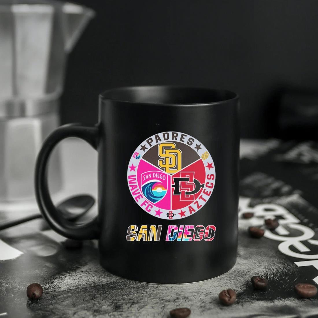 Official san Diego Padres Wave FC And Aztecs Shirt, hoodie, sweater, long  sleeve and tank top