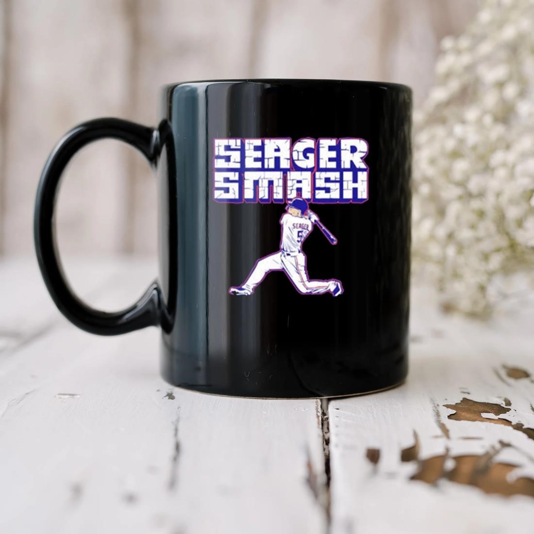 Corey Seager - Seager Smash - Texas Baseball T-Shirt