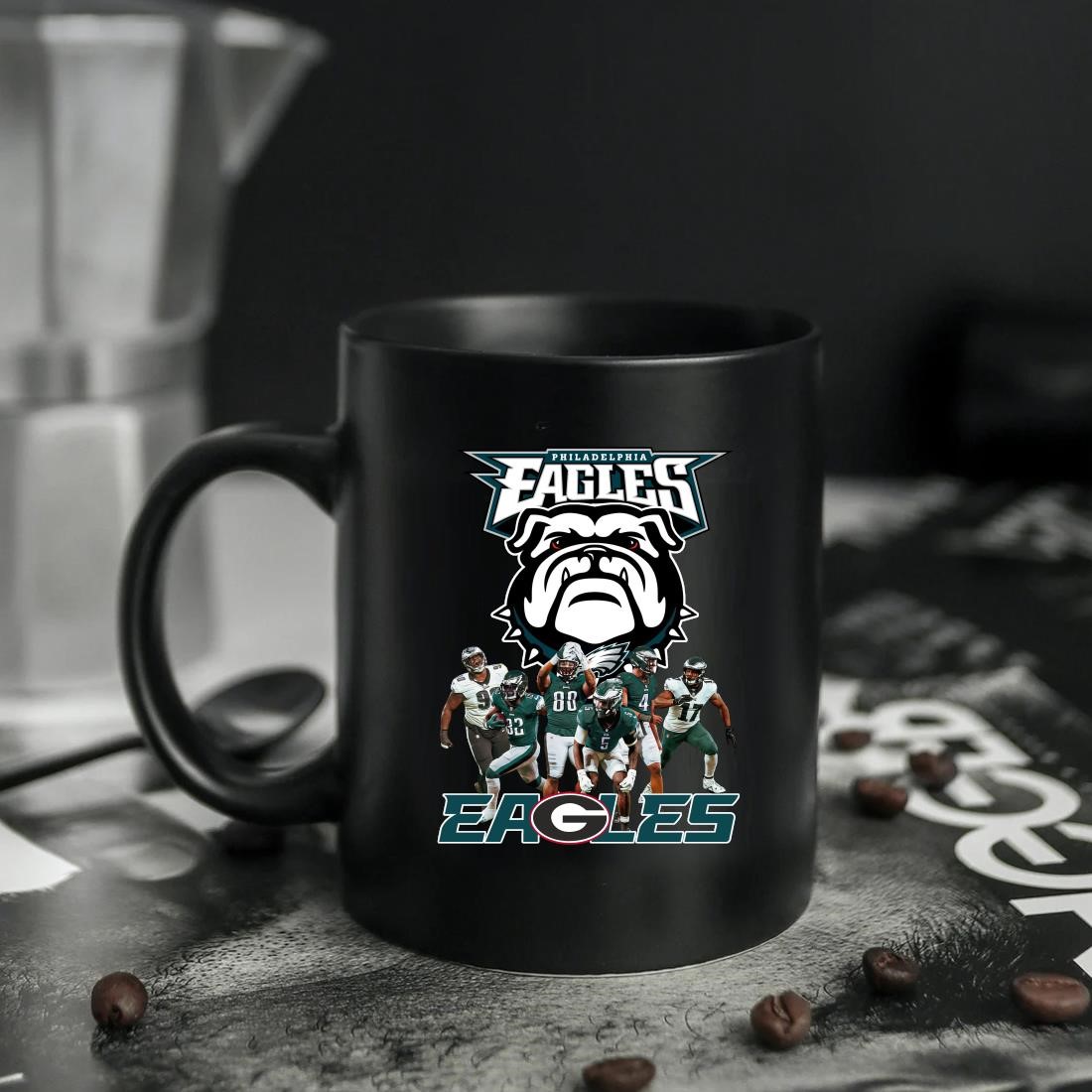 Philadelphia Eagles Georgia Bulldogs Dawgs Eagles Nfl Draft Players T-shirt