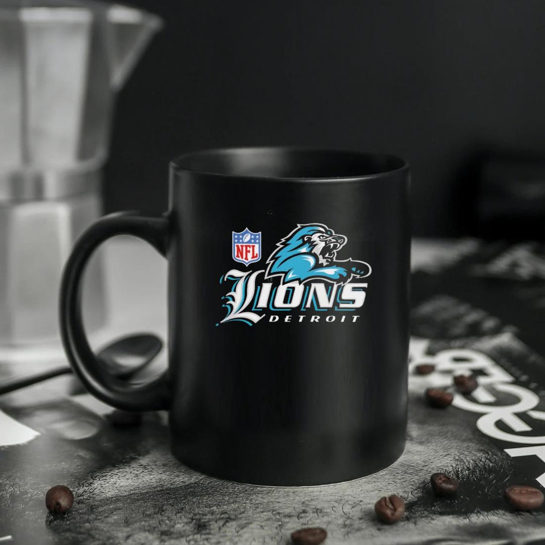 Detroit Lions Football Mug