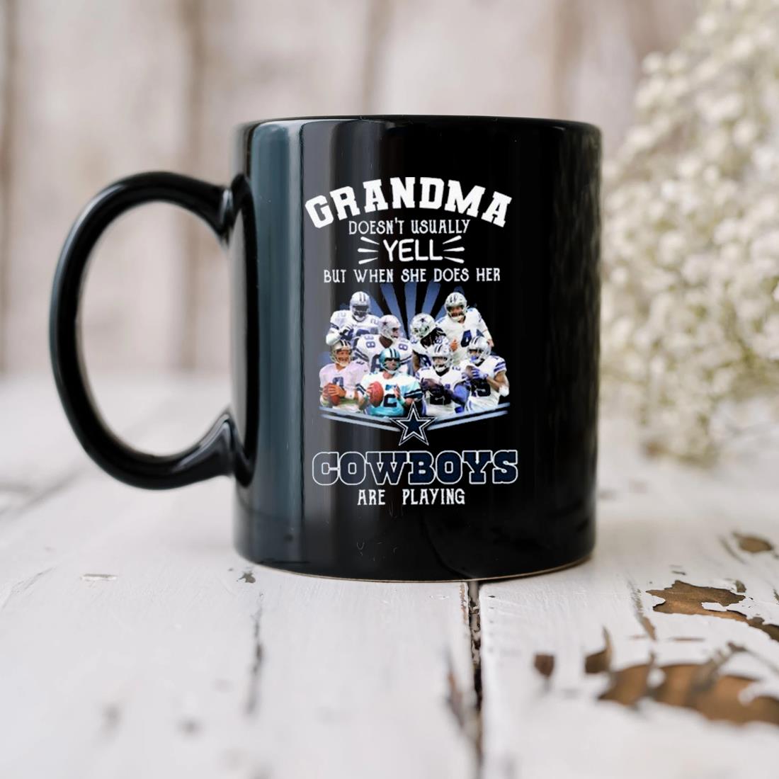 Original Grandma Doesn't Usually Yell But When She Does Her Dallas Cowboys  Are Playing 2023 Shirt, hoodie, sweater, long sleeve and tank top