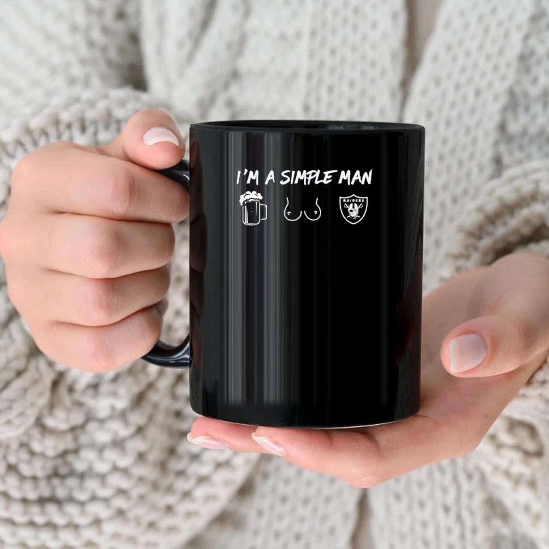 Official I Am Simple Man Las Vegas Raiders Mug, hoodie, sweater, long  sleeve and tank top