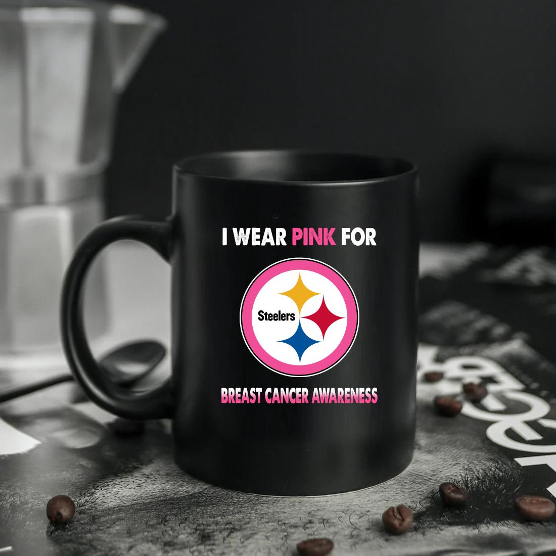 Pittsburgh Steelers I Wear Pink For Breast Cancer Awareness Shirt