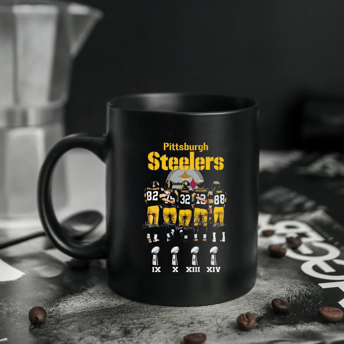 Pittsburgh Steelers Stall Worth Greene Harris Bradshaw Swann T