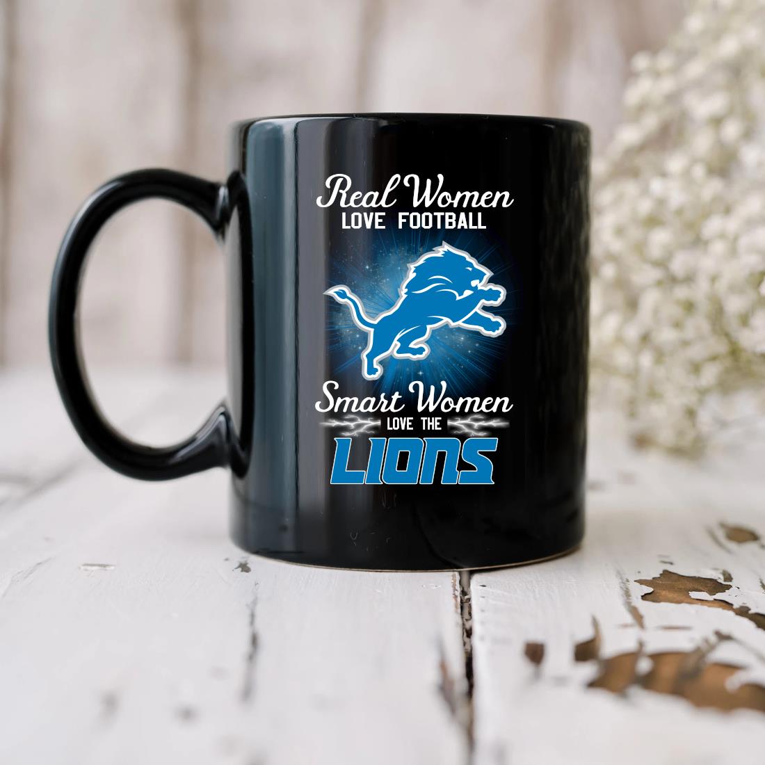 Real Women love Football Smart Women love the Detroit Lions 2023