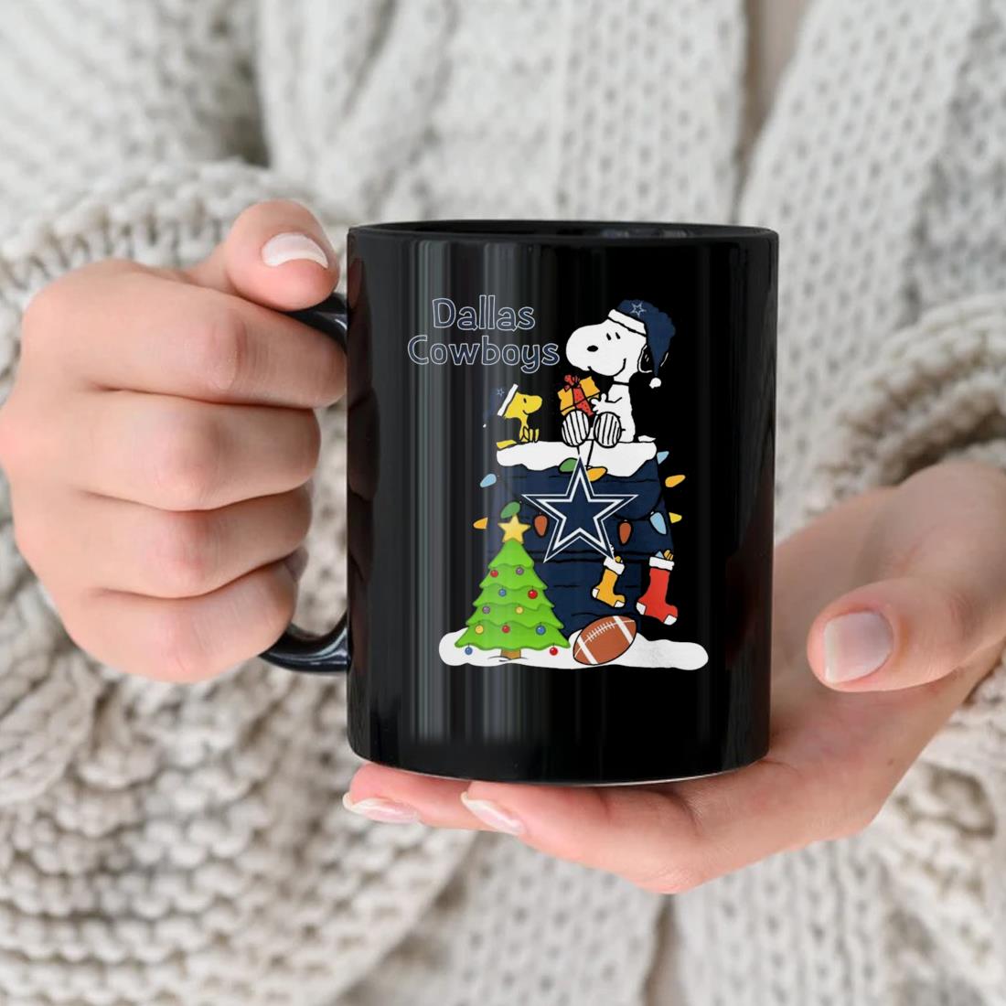 Funny Snoopy And Woodstock Dallas Cowboys Christmas Ugly