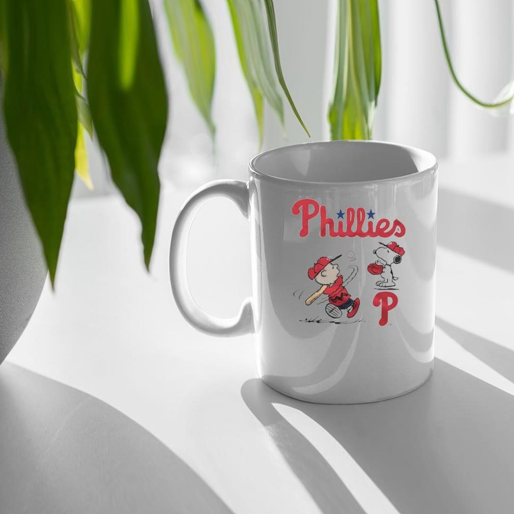 Charlie Brown And Snoopy Playing Baseball Philadelphia Phillies