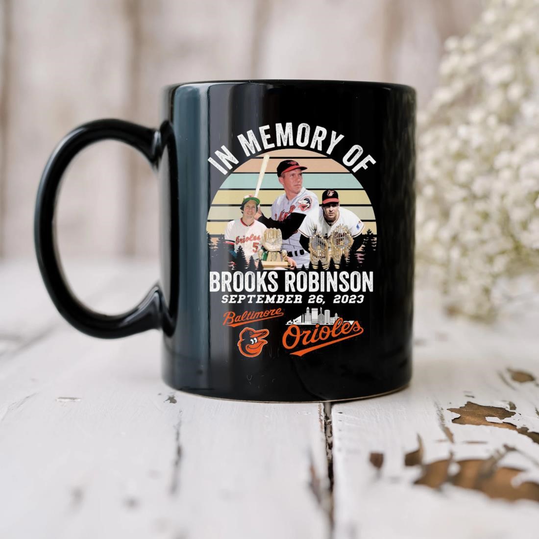 In memory of Brooks Robinson Baltimore Orioles vintage shirt