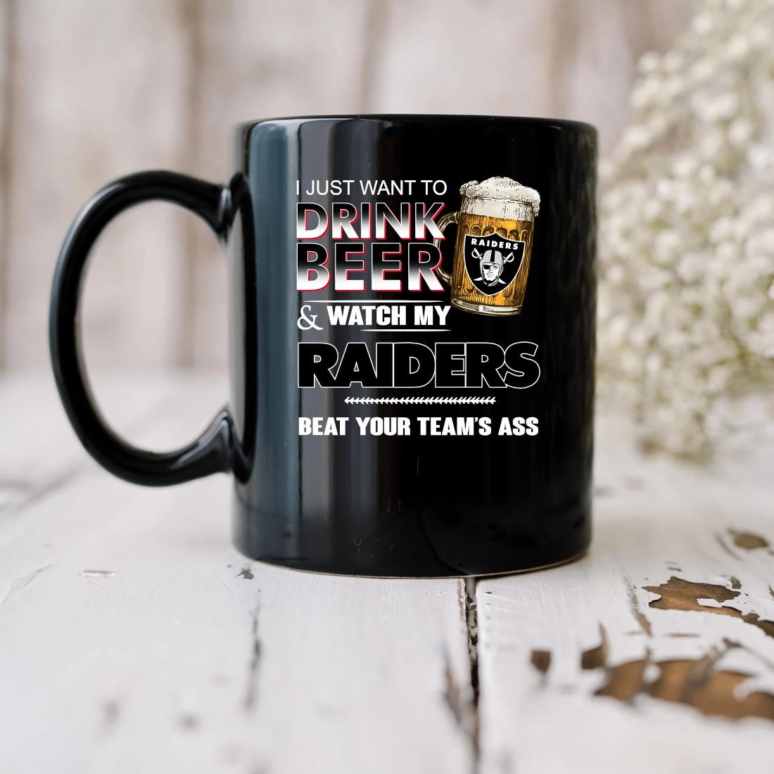 Las Vegas Raiders This Team Makes Me Drink T-Shirts Oakland | Shirt My  Tickets