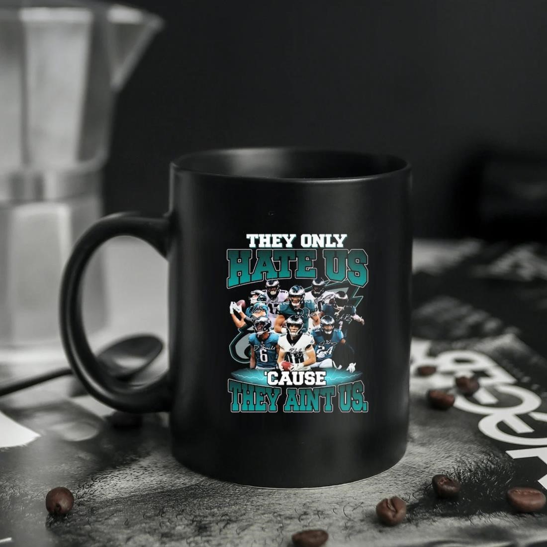 Philadelphia Eagles just hate us signatures photo design t-shirt, hoodie,  sweater, long sleeve and tank top