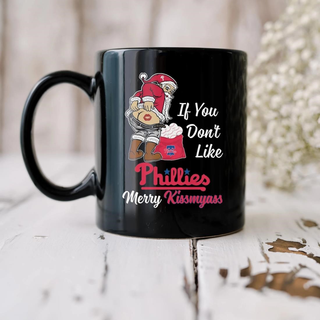 Santa Claus If You Don't Like Chicago White Sox Merry Kissmyass T