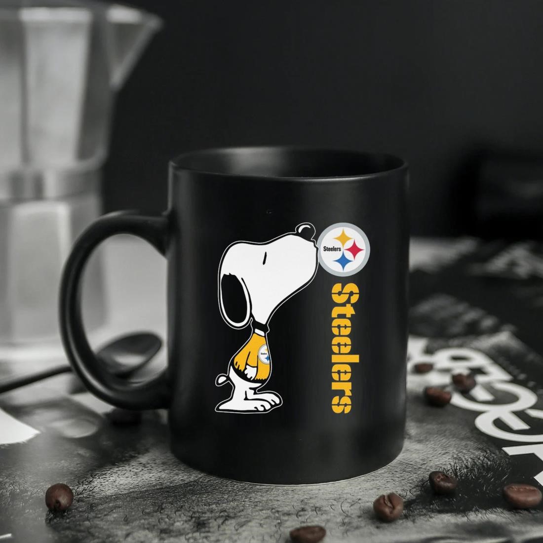 Snoopy Kiss Pittsburgh Steelers Logo 2023 shirt, hoodie, sweater, long  sleeve and tank top