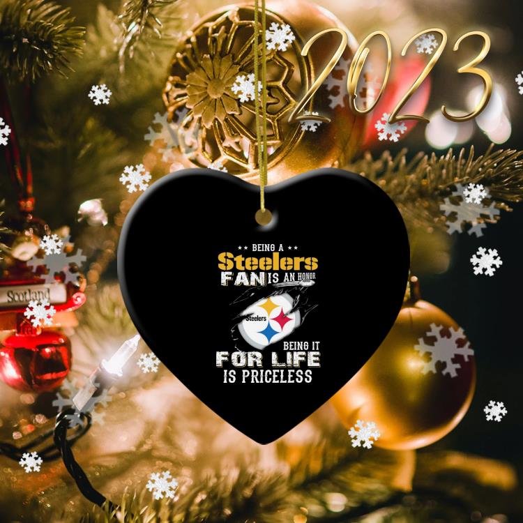 Steelers Fabric Ornament