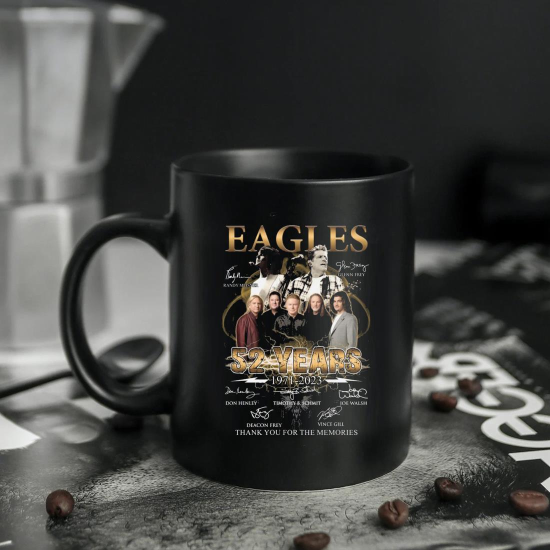 Official Eagles Band 52 Years Anniversary 1971-2023 Signatures Shirt,  hoodie, sweater, long sleeve and tank top