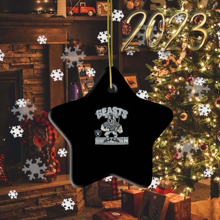 Las Vegas Raiders Star Tree Topper (Aluminum)