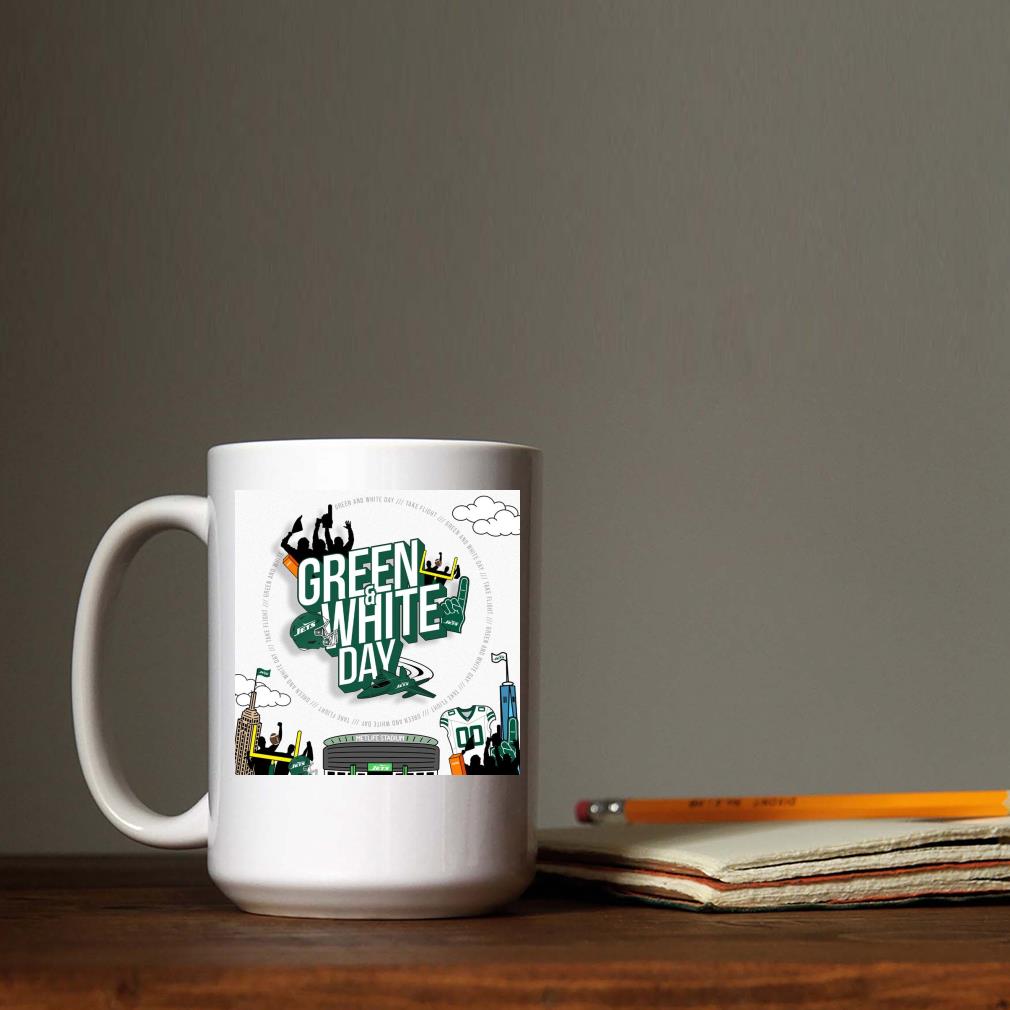 New York Jets Green & White Day 2023 Mug, hoodie, sweater, long sleeve and  tank top