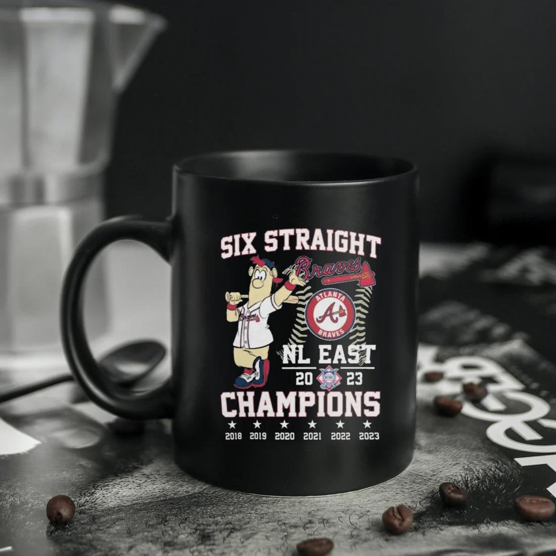 Official blooper Six Straight Nl East Champions 2023 Atlanta