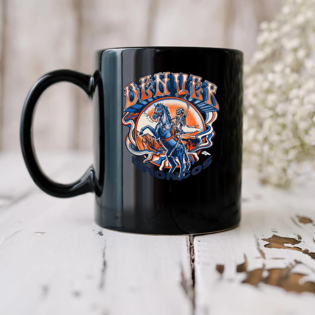 Original Grateful Dead Homage Denver Broncos Mug, hoodie, sweater