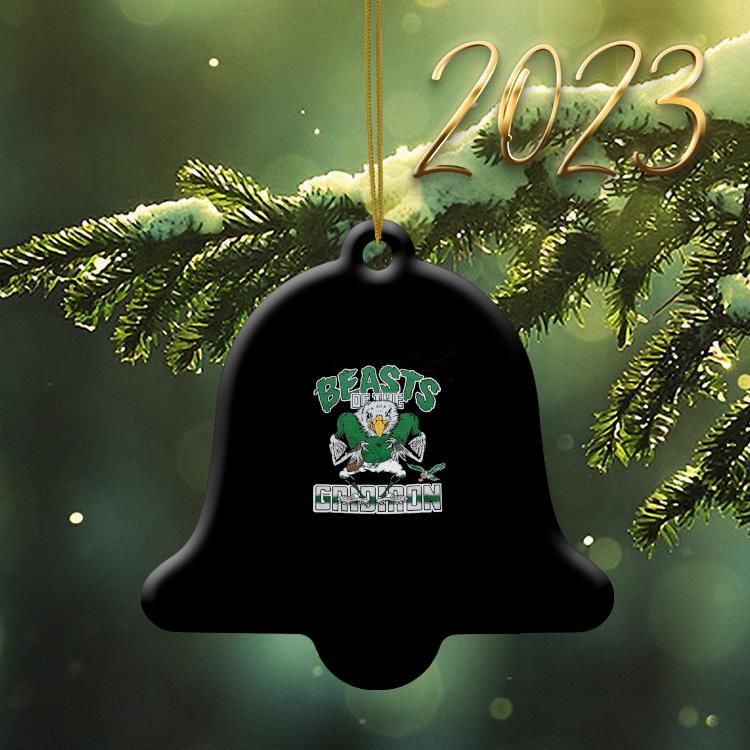 Philadelphia Eagles Merry Christmas Circle Ornament