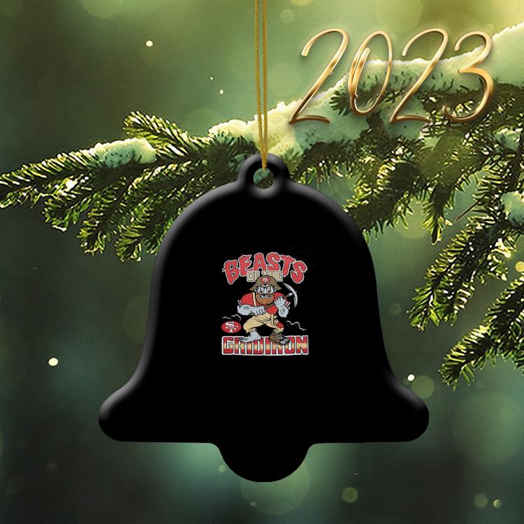 San Francisco 49ers Merry Christmas Circle Ornament