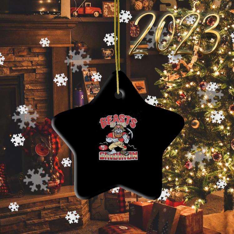 San Francisco 49ers Christmas tree merry and bright shirt, hoodie