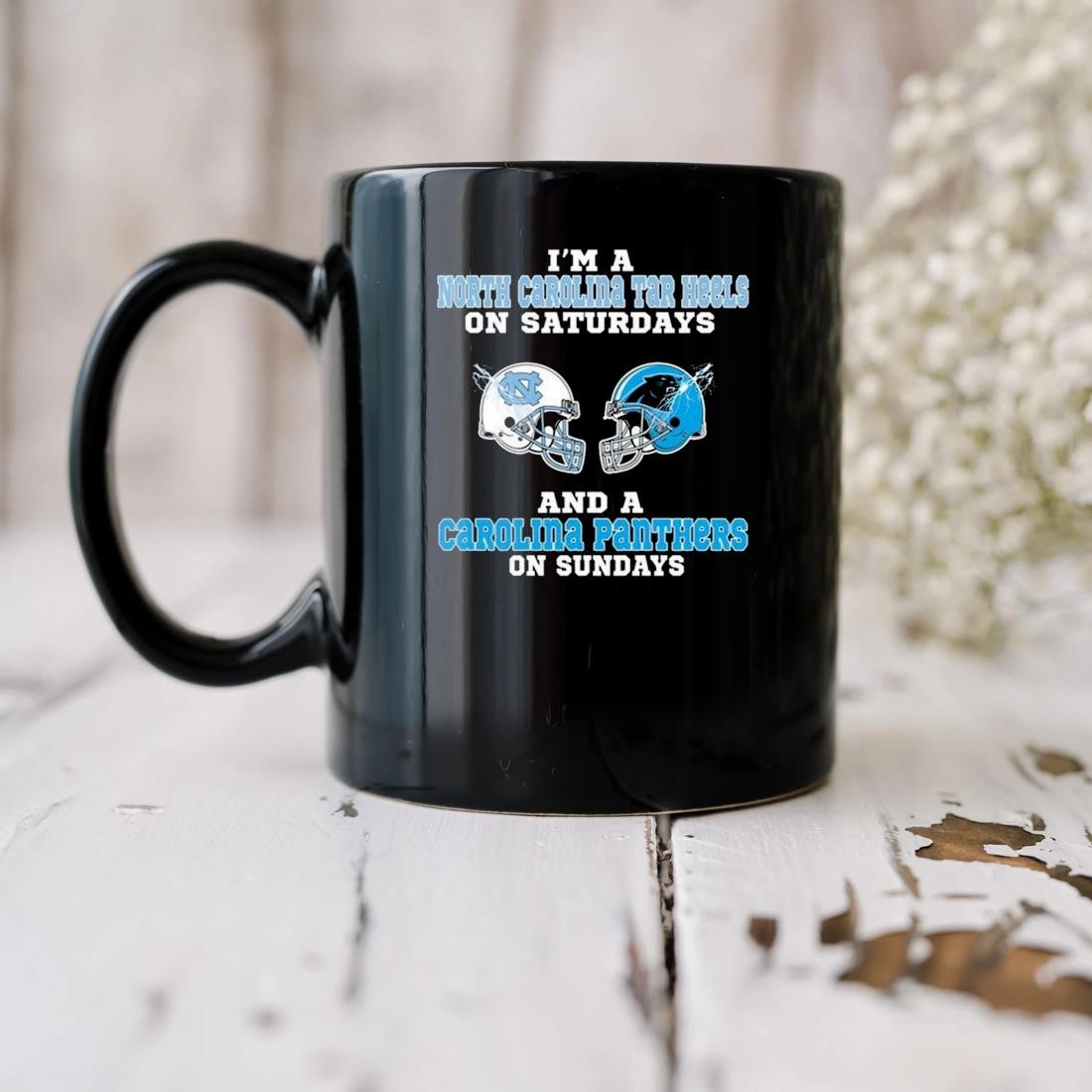 I'm A North Carolina Tar Heels On Saturdays And A Carolina Panthers On  Sundays 2023 shirt, hoodie, sweater, long sleeve and tank top