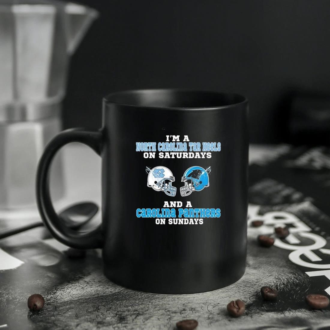 Carolina Panthers Logo Relief Coffee Mug