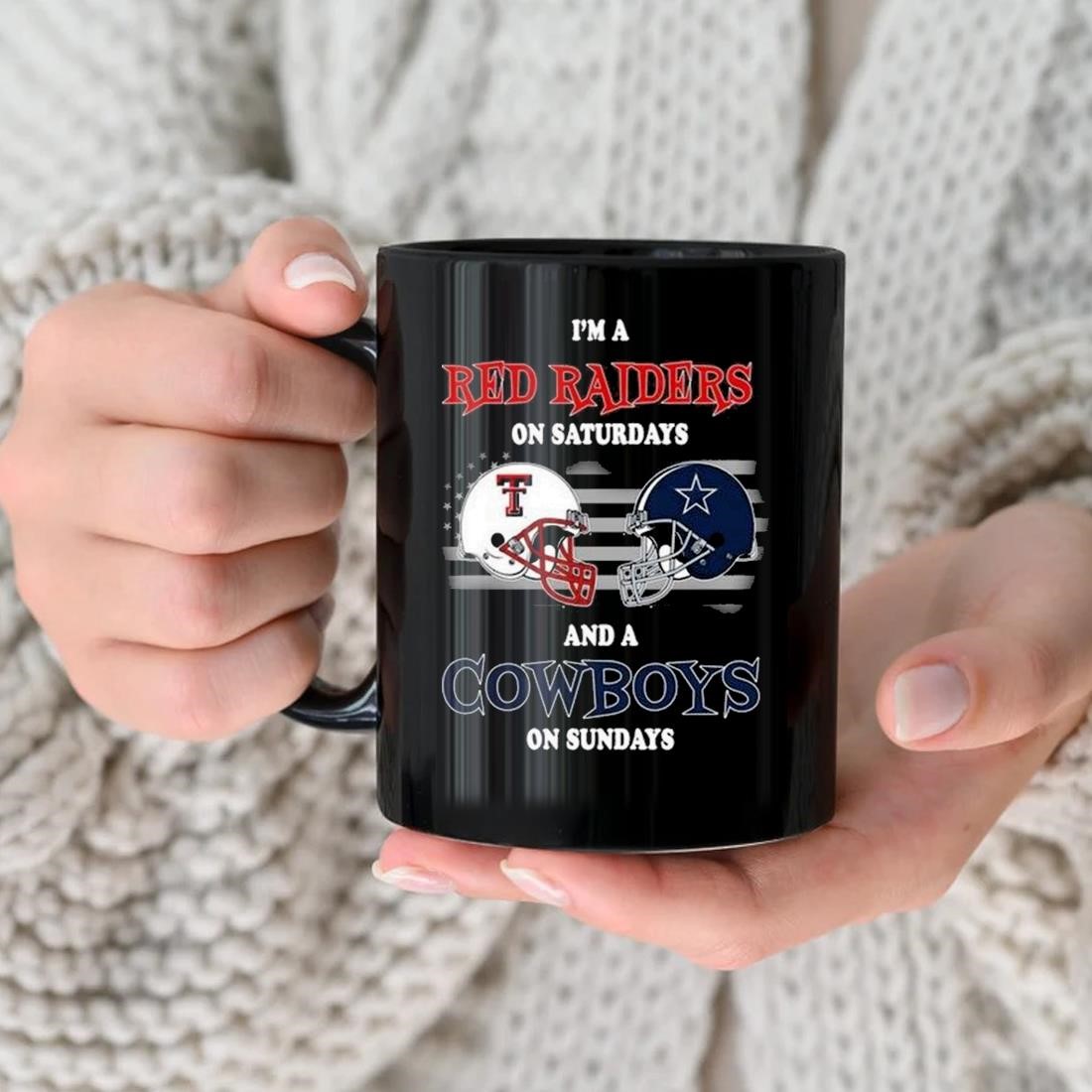 Official i'm A Texas Tech Red Raiders On Saturdays And A Dallas Cowboys On  Sundays 2023 T-Shirts, hoodie, tank top, sweater and long sleeve t-shirt