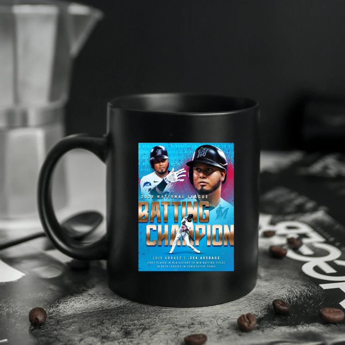 Luis Arraez 2023 Nation League Batting Champion 354 Average First Player In  Mlb History To Win Batting Titles In Both Leagues In Consecutive Year T- shirt,Sweater, Hoodie, And Long Sleeved, Ladies, Tank Top