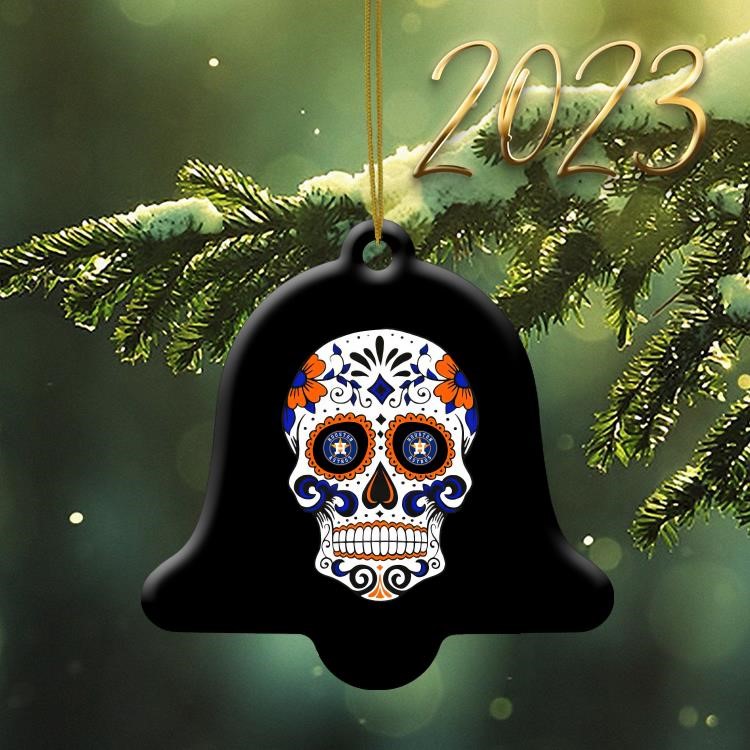 Houston Astros astronaut skeleton 2022 world series champions ornament