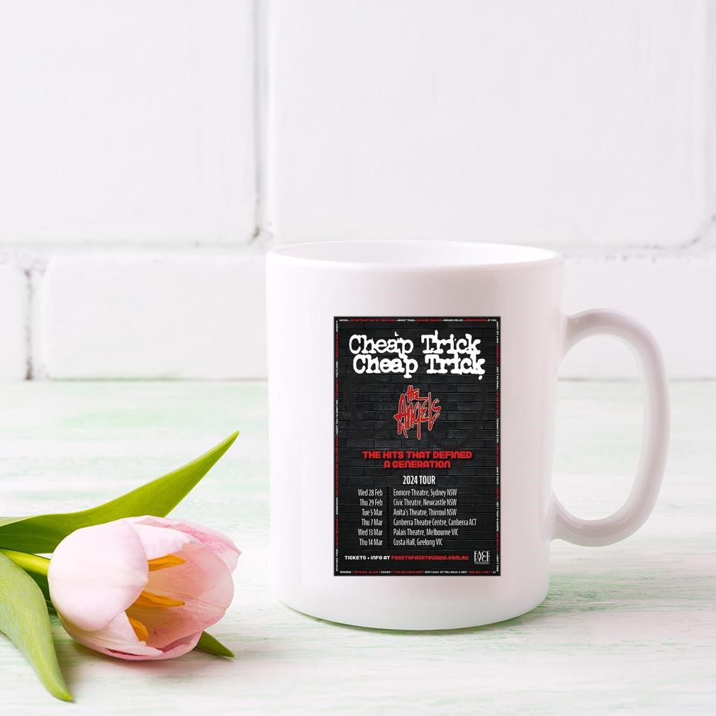 Cheap Trick Cheap Trick Australia Tour 2024 Mug, hoodie, sweater, long