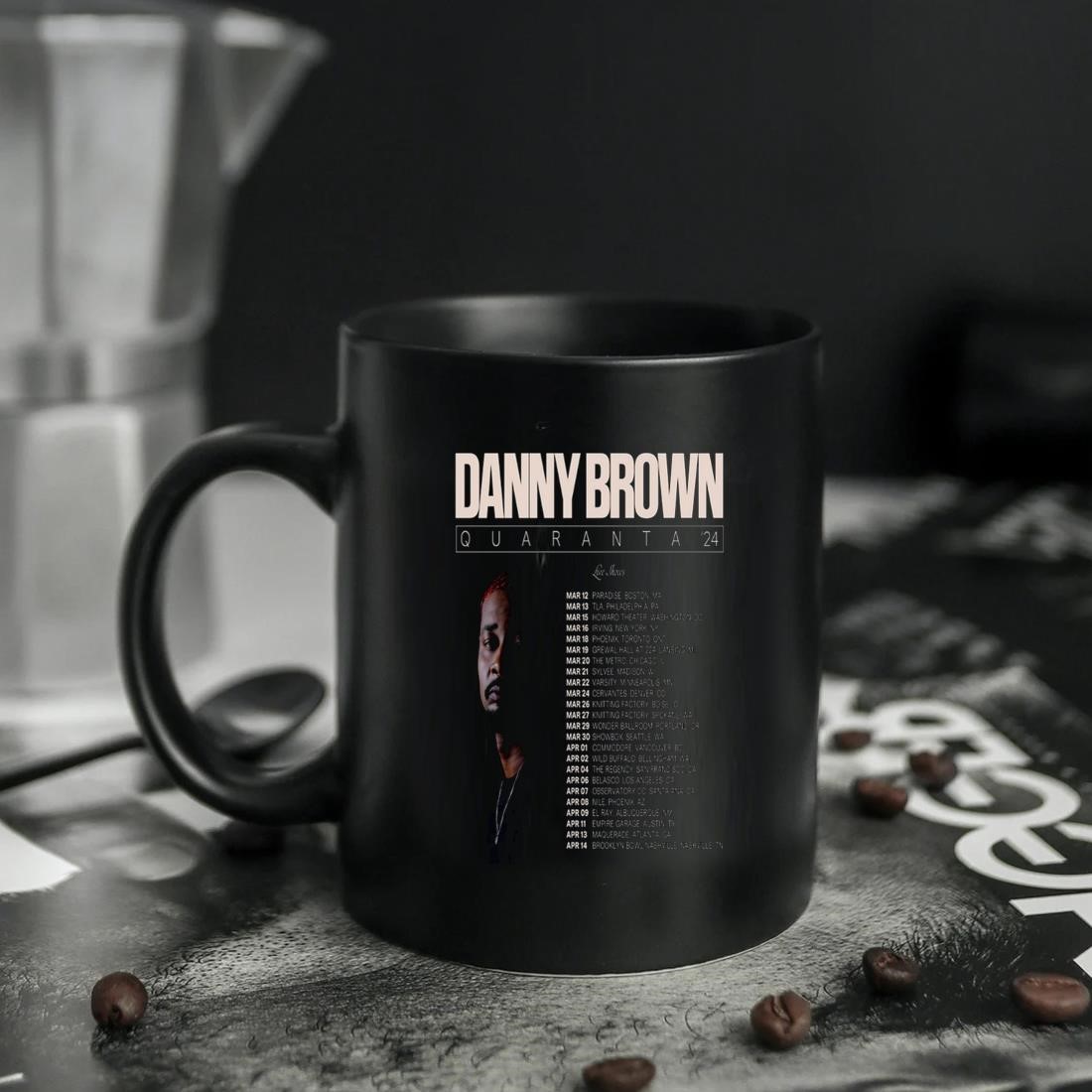 Danny Brown Quaranta Tour March April 2024 Mug Ten 
