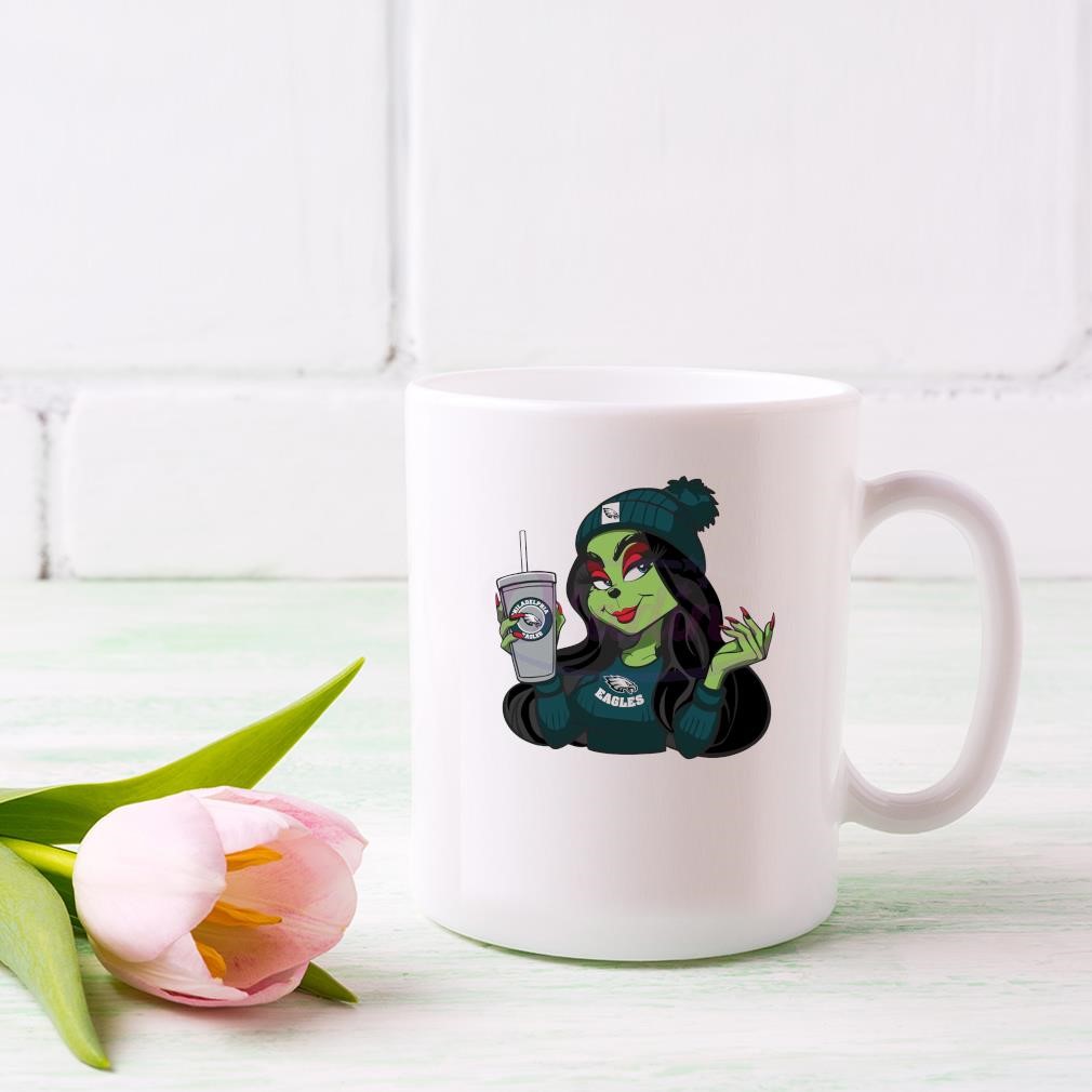 Female Grinch Philadelphia Eagles Football Team 2024 Mug, hoodie ...