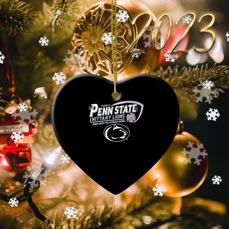 2023 Chick Fil A Peach Bowl Penn State Nittany Lions Ornament