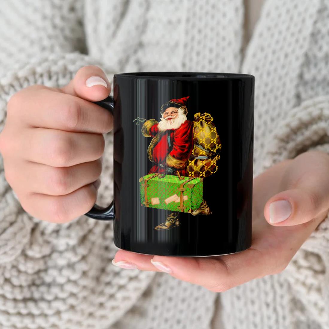 Merry Liftmas Ugly Christmas Gym Workout Gift Mens Coffee Mug by